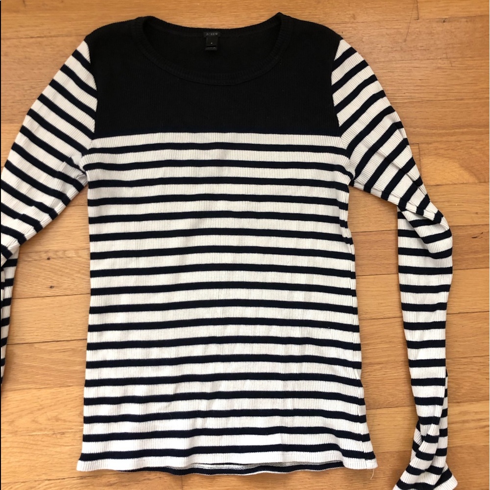 J.Crew striped long sleeve